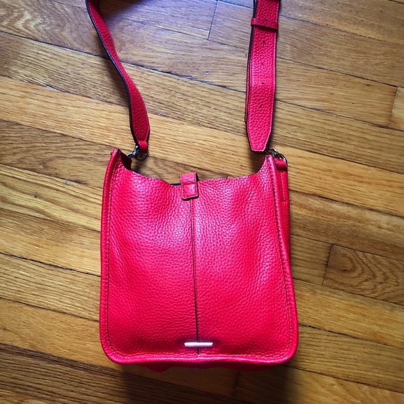 Rebecca Minkoff Red Crossbody Feed Bag - Picture 4 of 9